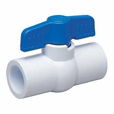 GRAINGER 107633NP Manual 2-Way Ball Valve Socket PVC