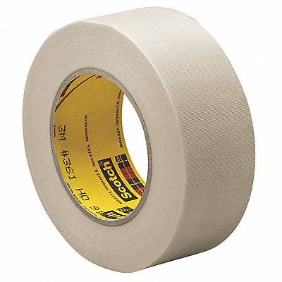 3M 361 Glass Cloth Tape 1/2 in x 60 yd 5.4mil