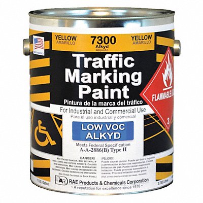 RAE 730001 Traffic Zone Marking Paint 1 gal Yellow