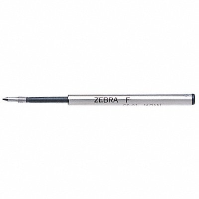 ZEBRA PEN 85412 Pen Ink Refill Ballpoint Black PK2