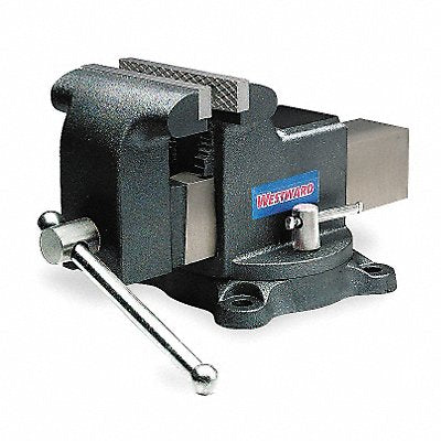 WESTWARD 4YP27 Combination Vise Serrated Jaw 8 3/8 L