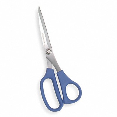 WESTWARD 4YP40 Poultry Shears 8 in L Blue Handle