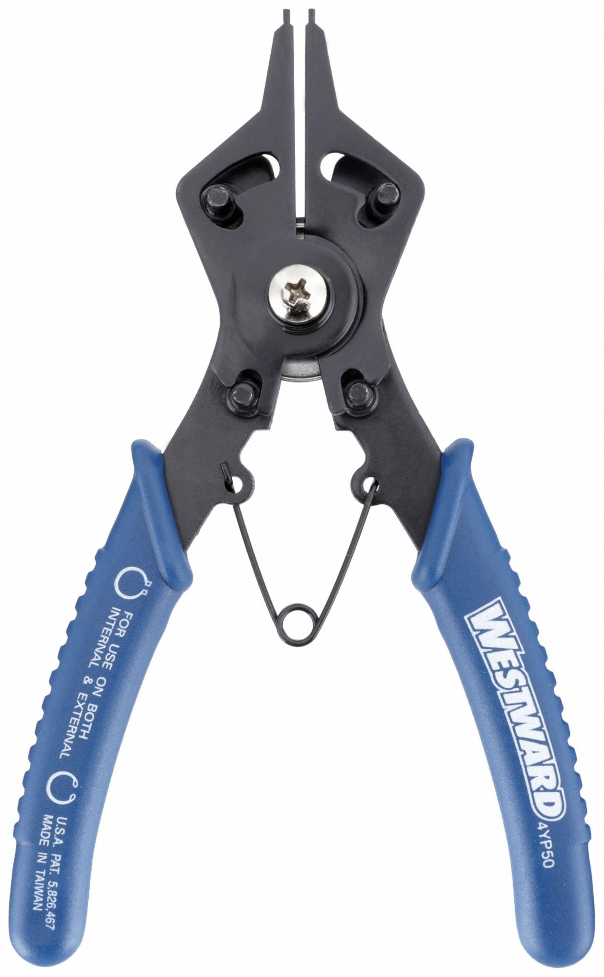 WESTWARD 4YP50 Retaining Ring Plier ConVerticalible 0.055 D