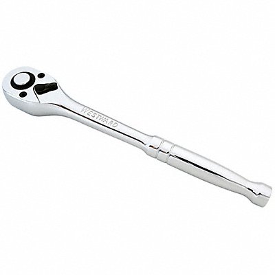 WESTWARD 4YP75 Hand Ratchet 10 in Chrome 1/2 in