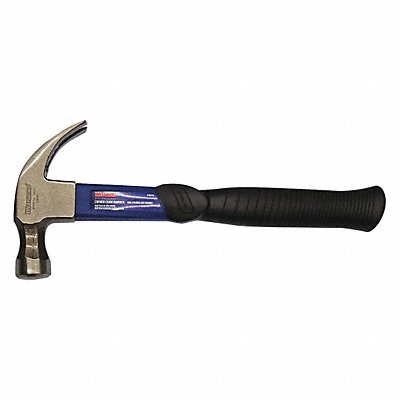 WESTWARD 4YR57 Claw Hammer 16 Oz Smooth Fiberglass