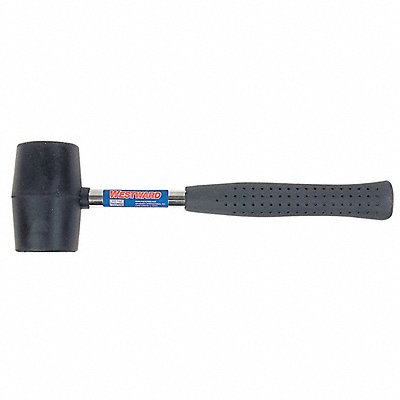 WESTWARD 4YR61 Mallet Rubber 1 Lb Steel/Rubber