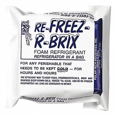 POLAR TECH RB15 Freezer Pack 15 . 4-1/2 L 4 W PK6