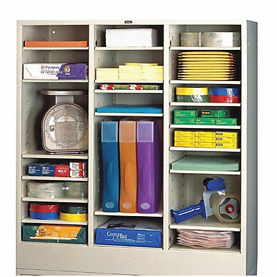 TENNSCO 4075LGY Literature Sorter Letter Size Light Grey
