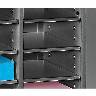 TENNSCO 4005BK Shelves Letter Size Black PK5
