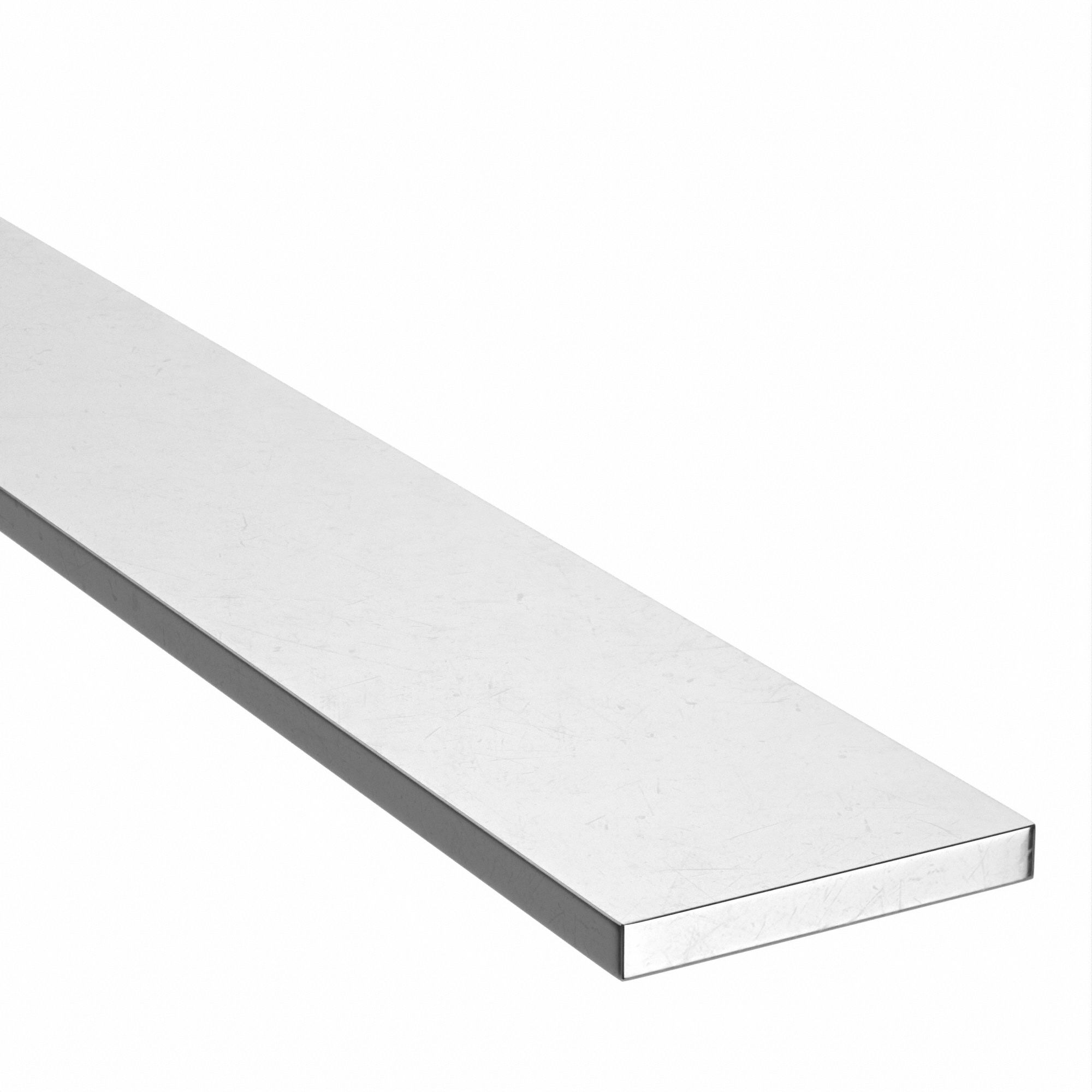 GRAINGER 4YUJ2 Rectangular Blank Stock SS 6ft Overall L