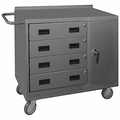 DURHAM MFG 221195 Mobile Cabinet Bench Steel 36 W 18 D