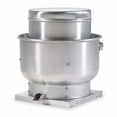 DAYTON 7AR99 Aluminum 25 Dia 25 H Motorised Roof Fan