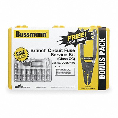 BUSSMANN CCSK45 Fuse Kit 45 CC/Midget FNQ-R LP-CC KTK-R