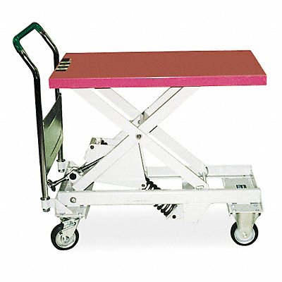 SOUTHWORTH DLV500 Scissor Lift Cart 1100 lb Steel Fixed