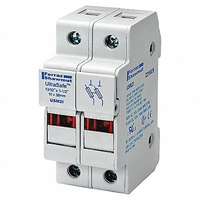 MERSEN USM2I Fuse Block 0 to 30A Midget 2 Pole