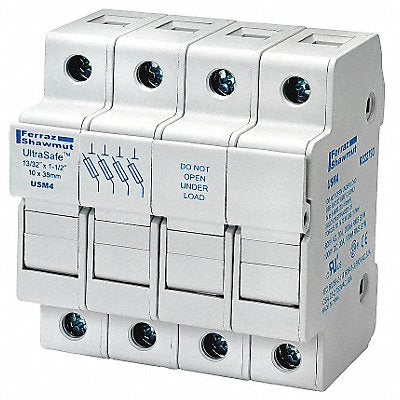 MERSEN USM4 Fuse Block 0 to 30A Midget 4 Pole
