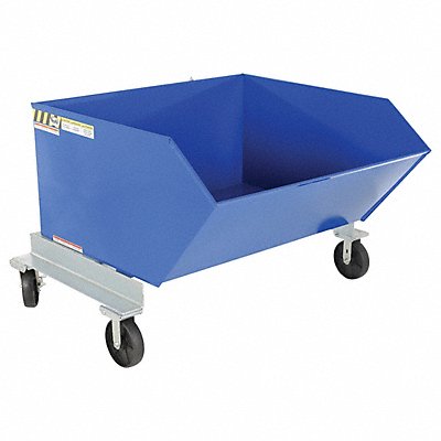 GRAINGER PHOP1 Self Dumping Hopper Blue 2 000 lb
