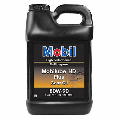 MOBIL 102509 Mobilube HD Plus 80W90 Gear Oil 2.5 gal.