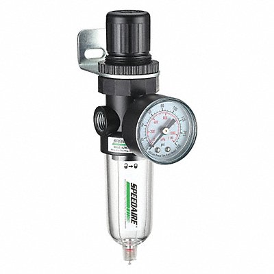 SPEEDAIRE 4ZK76 Filter Regulator 1/4 NPT 14 cfm 5 micron