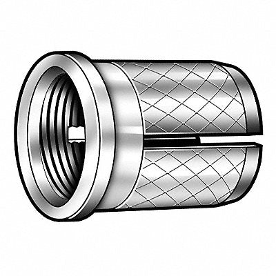 E-Z LOK 260002CRPK25 Press Insert SS #2-56 Flanged PK25