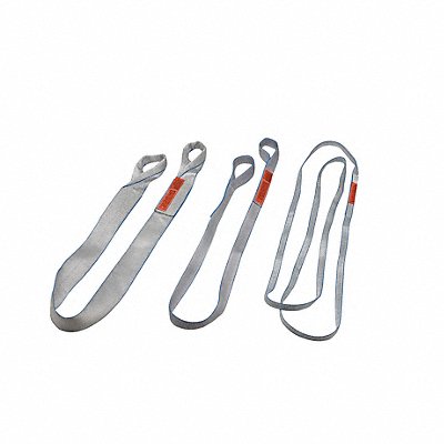 LIFT-ALL EE1804TFX15 K7854 Web Sling Flat Eye 15 ft L 6 400 lb Cap.