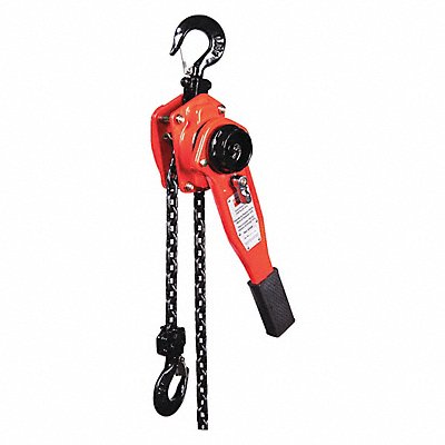 DAYTON 4ZX44 Lever Chain Hoist 1500 lb Lift 10 ft.