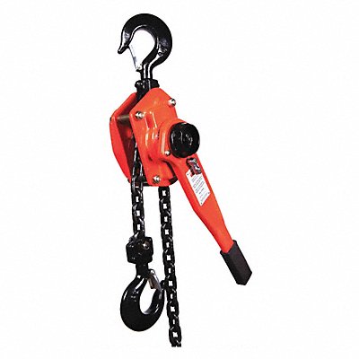 DAYTON 4ZX49 Lever Chain Hoist 6000 lb Lift 10 ft.