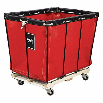 ROYAL BASKET TRUCKS G12RRXKDA3UNN Knock Down Basket Truck 12 Bu Red Vinyl