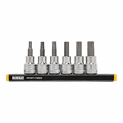 DEWALT DWMT17000 Socket Set 3/8 Inch Drive SAE 6-Piece
