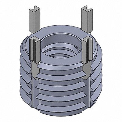 GRAINGER 217076323 Key Locking Thread Insert 7/16 L PK10