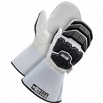 BDG 5095010X2L Leather Mitts Cut Resistant 2XL Grey PR