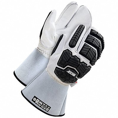 BDG 5095011X2L Leather Mitts Cut Resistant 2XL Grey PR