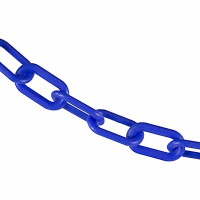 GRAINGER 50006100 Plastic Chain 100 ft L Blue
