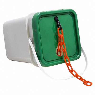GRAINGER 50012P Plastic Chain 160 ft L Safety Orange