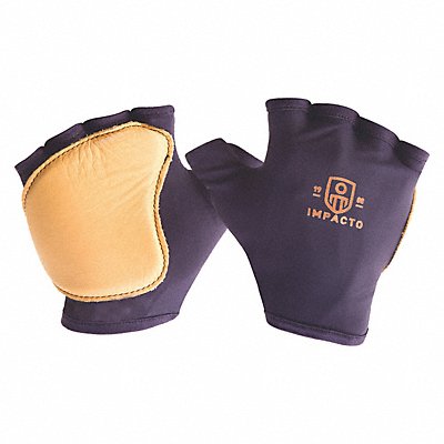 IMPACTO 50120110030 Anti-Impact Glove Nylon Back Blue M