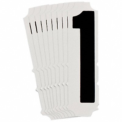 BRADY 5010P1 Numbers and Letters Labels PK 10