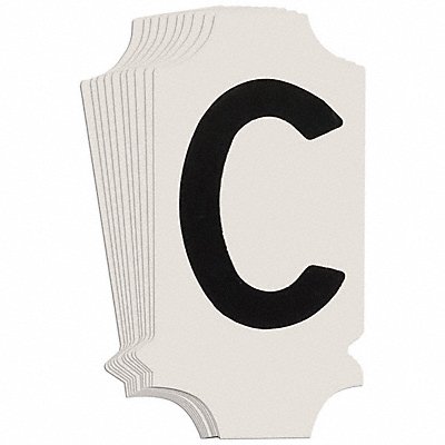 BRADY 5010PC Numbers and Letters Labels PK 10