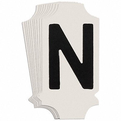 BRADY 5010PN Numbers and Letters Labels PK 10