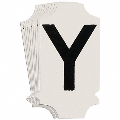 BRADY 5010PY Numbers and Letters Labels PK 10