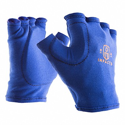 IMPACTO 50220110051 Impact Gloves XL Bl/Yllw Fingerless Left