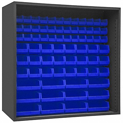 DURHAM MFG 5023725295 Bin Cabinet Louvered 72 H 72 W 24 D