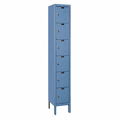 HALLOWELL U12286MB Premium Locker 12 X12 X78 6 Tier Blue