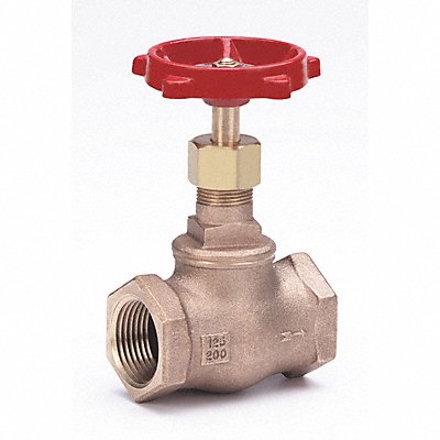 MILWAUKEE VALVE 50234 Globe Valve 3/4 Bronze FNPT 200 psi