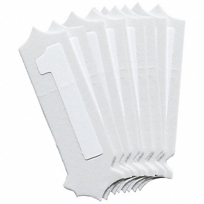 BRADY 5040P1 Numbers and Letters Labels PK 10