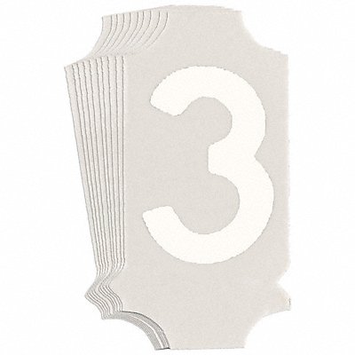BRADY 5040P3 Numbers and Letters Labels PK 10