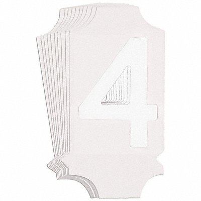 BRADY 5040P4 Numbers and Letters Labels PK 10