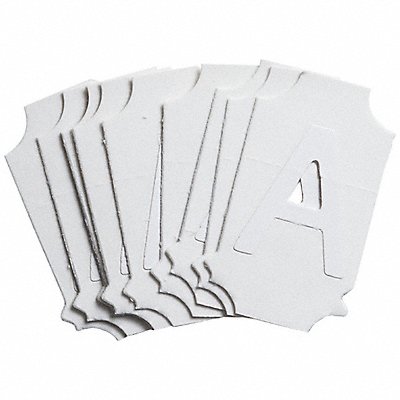BRADY 5040PA Numbers and Letters Labels PK 10