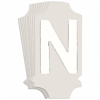 BRADY 5040PN Numbers and Letters Labels PK 10