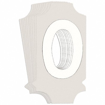 BRADY 5040PO Numbers and Letters Labels PK 10