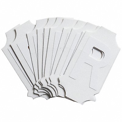 BRADY 5040PR Numbers and Letters Labels PK 10